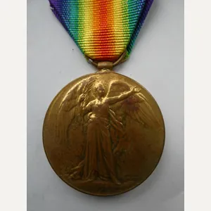 VICTORY MEDAL TO BARTLETT ARMY PAY CORPS