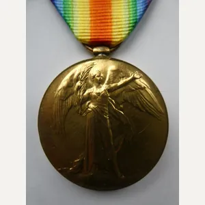 VICTORY MEDAL TO LINTOTT ROYAL ENGINEERS