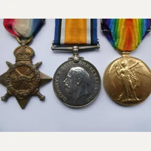 1914/15 STAR TRIO-TO NEAL NORFOLK REGT-KILLED IN ACTION 4TH SEPTEMBER …