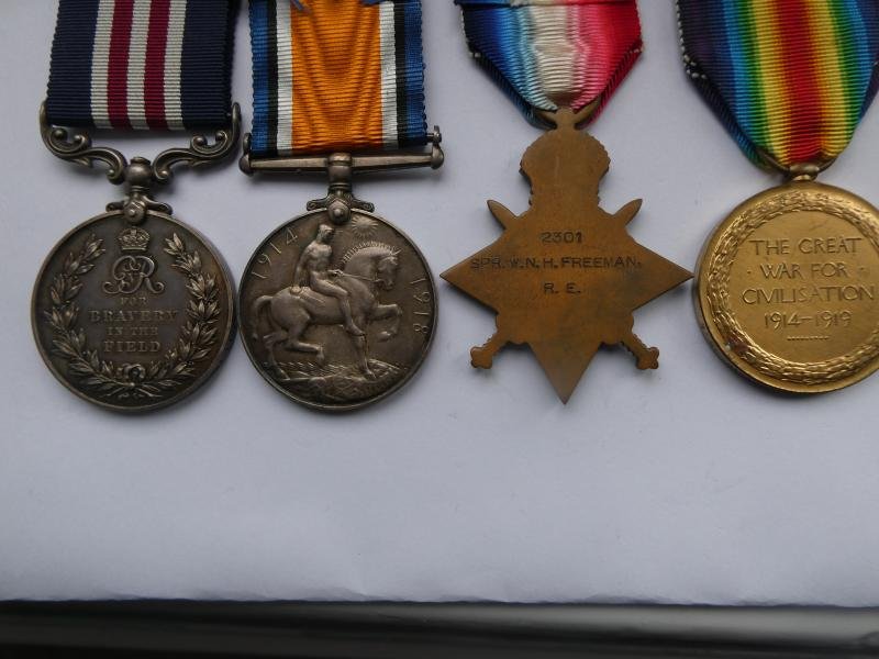 MILITARY MEDAL-MENTIONED IN DESPATCHES GROUP OF FOUR TO FREEMAN-46TH DIVISIONAL SIGNALLING COMPANY ROYAL ENGINEERS TERRITORIAL FORCE — image 2