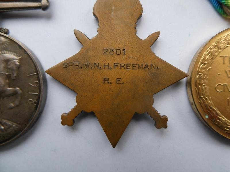 MILITARY MEDAL-MENTIONED IN DESPATCHES GROUP OF FOUR TO FREEMAN-46TH DIVISIONAL SIGNALLING COMPANY ROYAL ENGINEERS TERRITORIAL FORCE — image 3