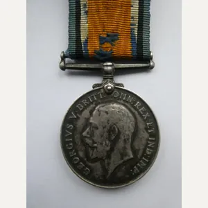 BRITISH WAR MEDAL TO WALTER DUNCAN HAUGHTON-NORFOLK REGT