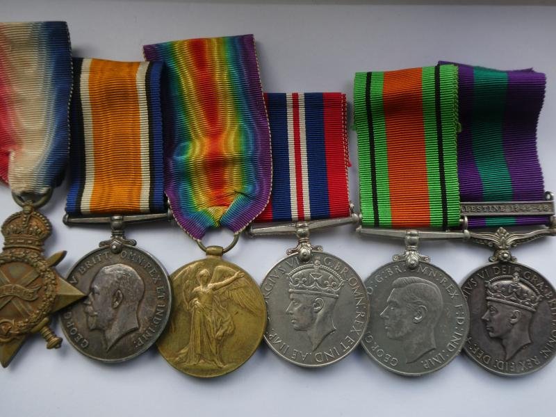 GROUP OF SIX TO CAPTAIN CHARLES ROBERT GENT-1/5TH BATTALION NORFOLK REGT -AND ROYAL ARMY SERVICE CORPS