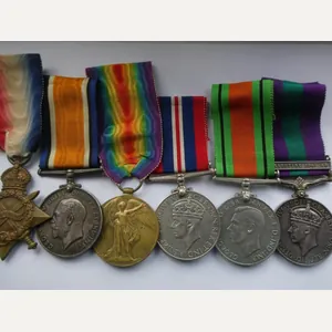 GROUP OF SIX TO CAPTAIN CHARLES ROBERT GENT-1/5TH BATTALION NORFOLK …