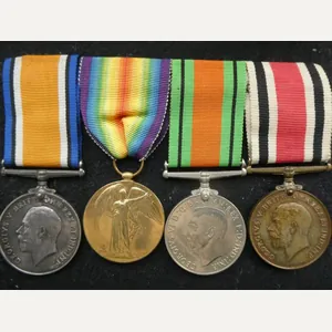 GROUP OF FOUR TO LIEUT GEOFFREY BOUGHEN JOHNSON-NORFOLK REGIMENT, KING'S …