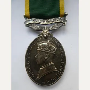 TERRITORIAL EFFICIENCY MEDAL-TO SJT ROE-ROYAL ARTILLERY