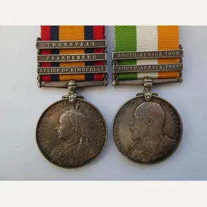 BOER WAR PAIR-TO PYE-NORFOLK REGIMENT