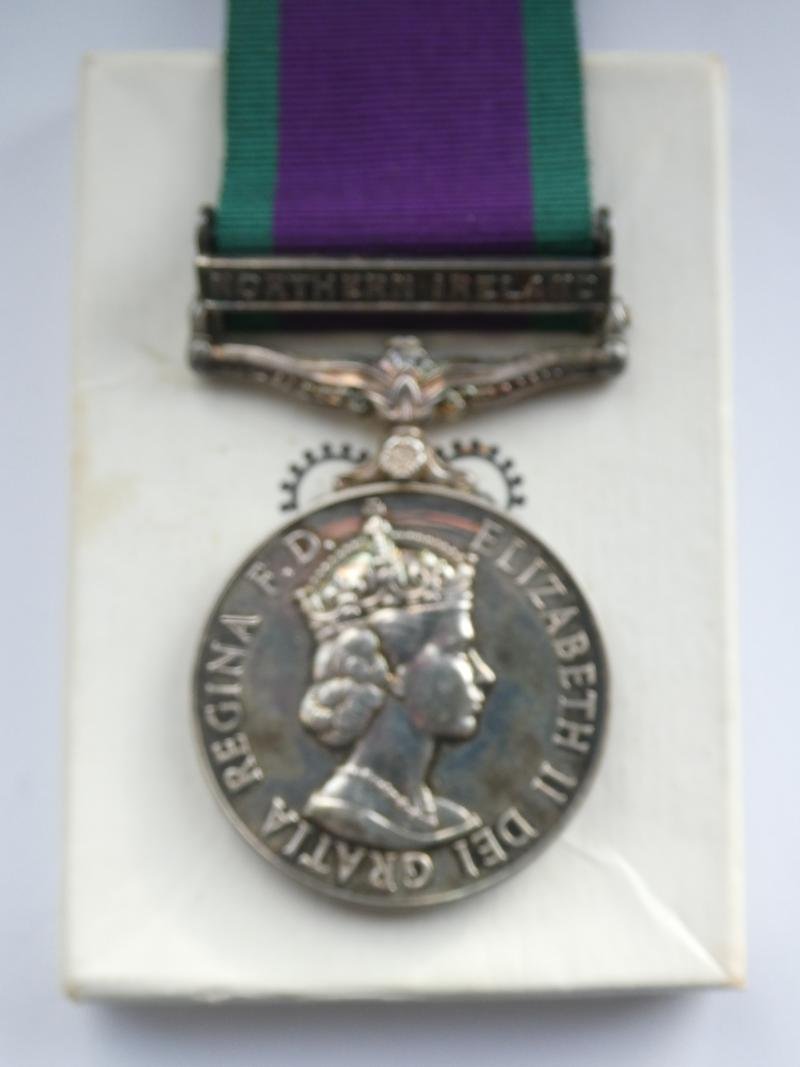 CAMPAIGN SERVICE MEDAL-NORTHERN IRELAND-TO SHARPE-ROYAL ARTILLERY — image 3