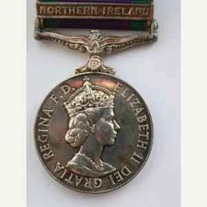 CAMPAIGN SERVICE MEDAL-NORTHERN IRELAND-TO SHARPE-ROYAL ARTILLERY