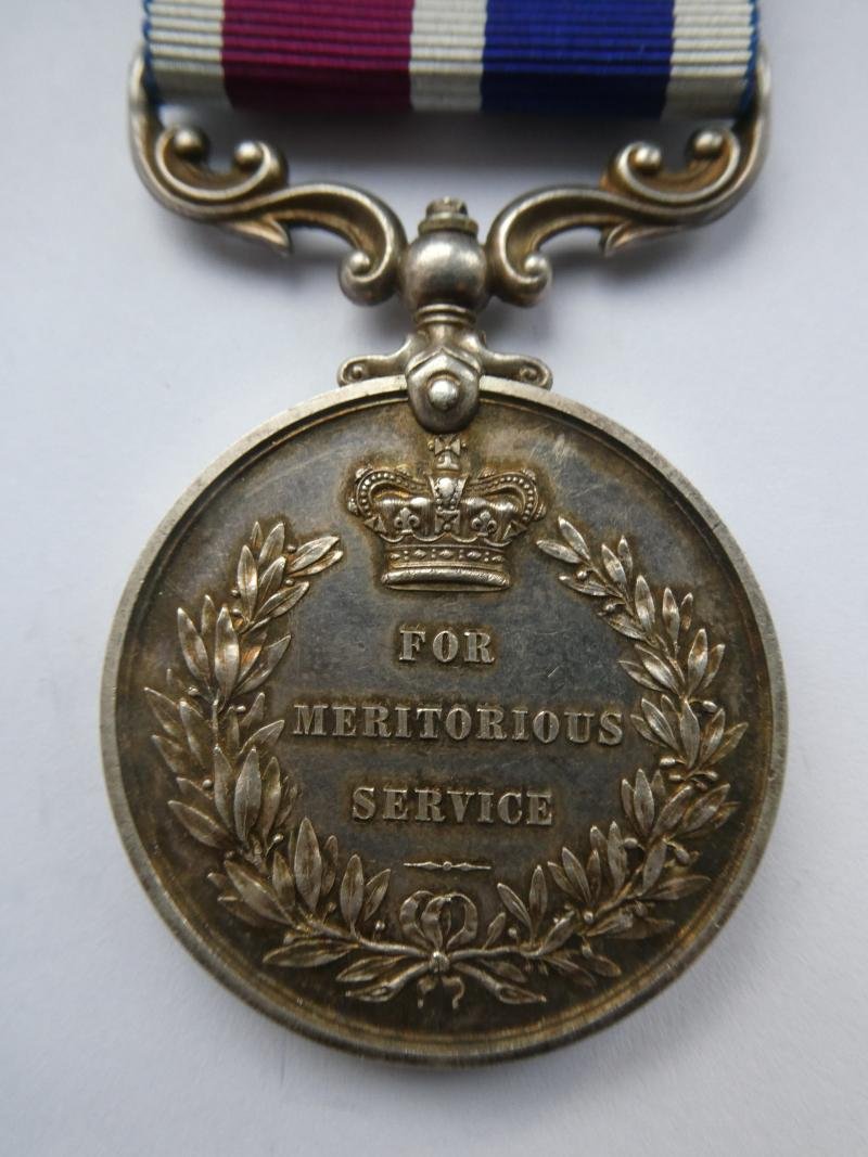 ROYAL AIR FORCE MERITORIOUS SERVICE MEDAL TO HILL R.A.F. — image 2