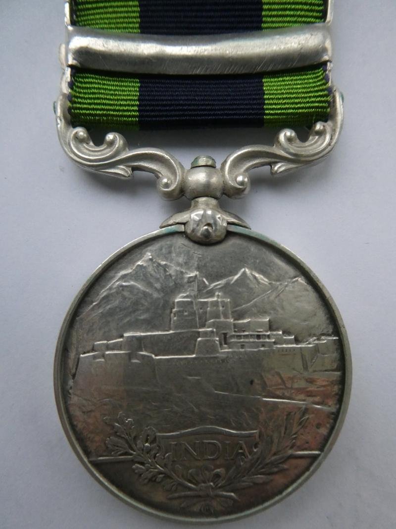 INDIA GENERAL SERVICE MEDAL-CLASP WAZIRISTAN 1921-24-TO SHARP-ROYAL SUSSEX REGT — image 2