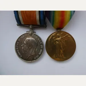 BRITISH WAR AND VICTORY MEDALS-TO BAKER-LIVERPOOL REGT