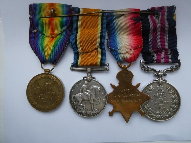 ITALIAN THEATRE MILITARY MEDAL GROUP OF FOUR TO SJT PLUMRIDGE-OXFORDSHIRE BTN OX AND BUCKS LIGHT INFANTRY — image 2
