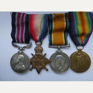 ITALIAN THEATRE MILITARY MEDAL GROUP OF FOUR TO SJT PLUMRIDGE-OXFORDSHIRE …