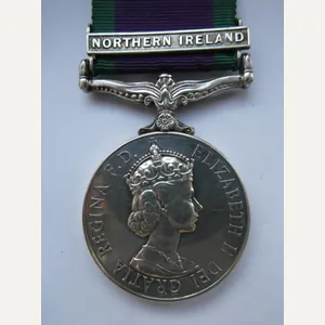 CAMPAIGN SERVICE MEDAL-CLASP NORTHERN IRELAND-TO CRAWSHAW-COLDSTREAM GUARDS