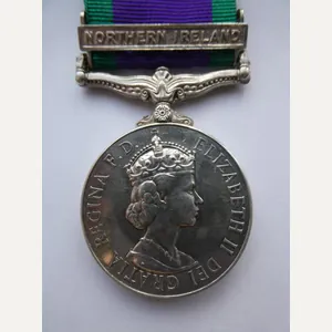 CAMPAIGN SERVICE MEDAL-CLASP NORTHERN IRELAND-TO SHEATH-HAMPSHIRE REGT