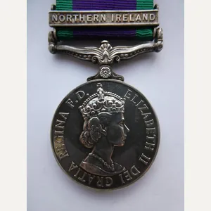 CAMPAIGN SERVICE MEDAL-CLASP NORTHERN IRELAND-TO MORGAN- REME