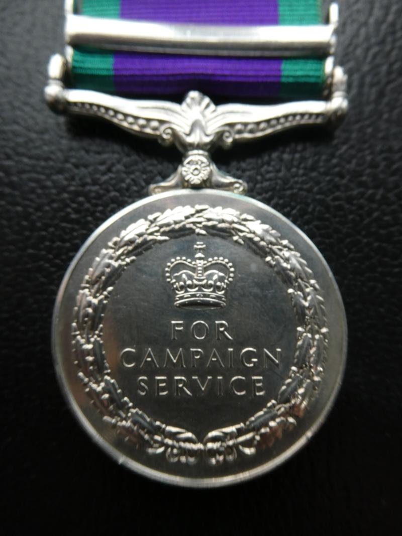CAMPAIGN SERVICEMEDAL-CLASP NORTHERN IRELAND-TO FUSILIER HAMILTON-ROYAL HIGHLAND FUSILIERS — image 2