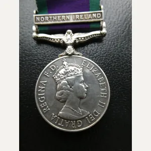 CAMPAIGN SERVICE MEDAL-CLASP NORTHERN IRELAND-TO GUARDSMAN BLACK-SCOTS GUARDS