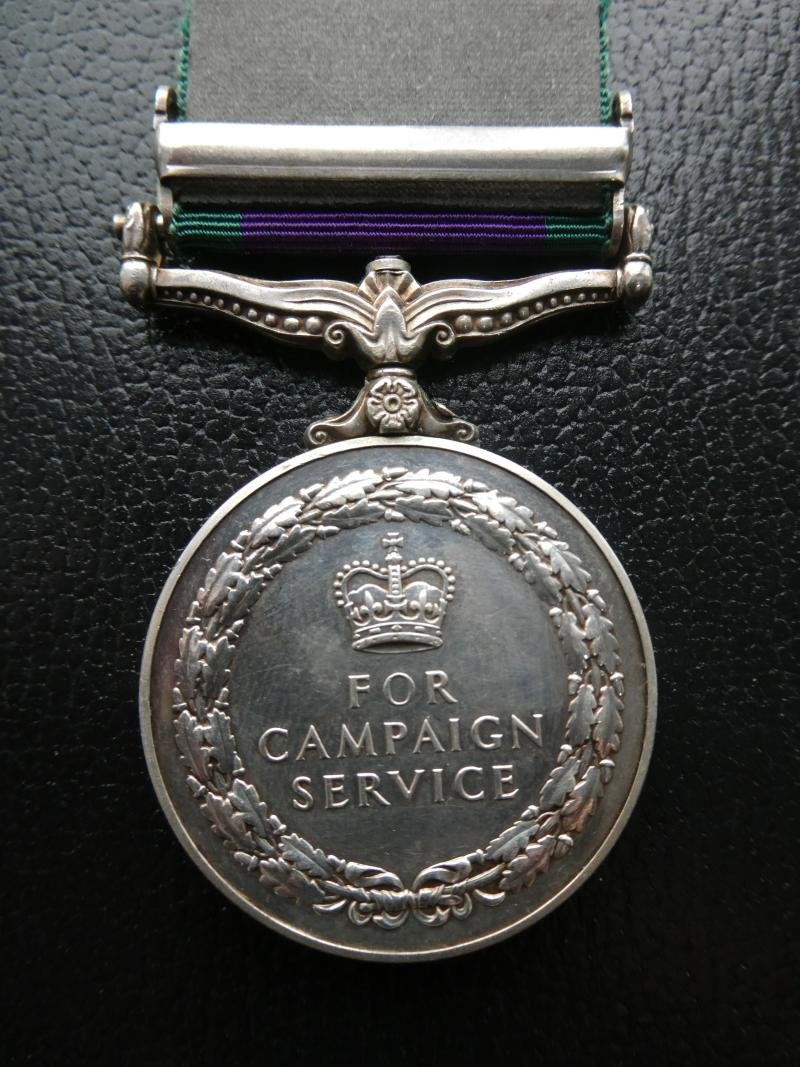 CAMPAIGN SERVICE MEDAL-CLASP NORTHERN IRELAND-TO CURRIE-QUEEN'S LANCASHIRE REGT — image 2
