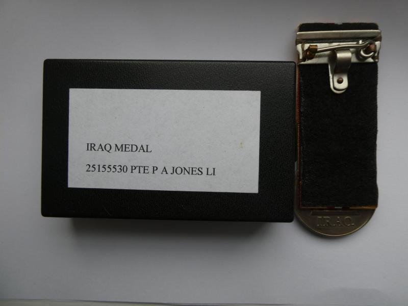 IRAQ MEDAL (OPERATION TELIC)-TO JONES-LIGHT INFANTRY — image 3