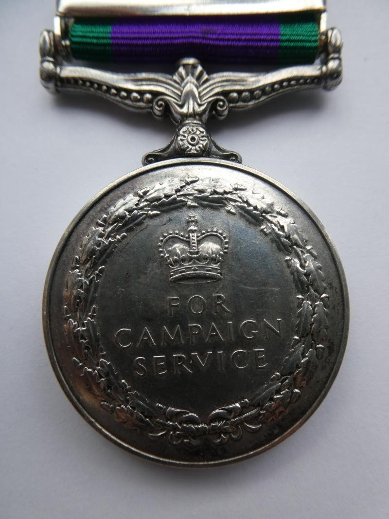 CAMPAIGN SERVICE MEDAL-CLASP NORTHERN IRELAND-TO FREELOVE-SCOTS GUARDS — image 2