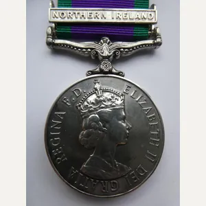 CAMPAIGN SERVICE MEDAL-CLASP NORTHERN IRELAND-TO FREELOVE-SCOTS GUARDS
