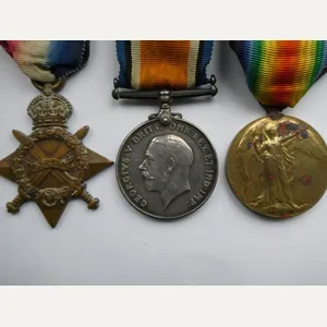 1914/15 STAR TRIO TO CARELESS SUFFOLK REGT/SUFFOLK YEOMANRY