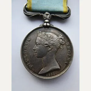 CRIMEA MEDAL-UNNAMED AS ISSUED TO THE ROYAL NAVY AND ROYAL …