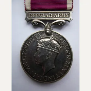 ARMY LONG SERVICE AND GOOD CONDUCT MEDAL-TO LIEUT (QUARTER MASTER) …
