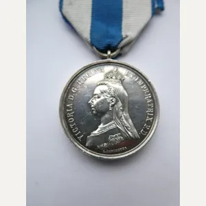1887 JUBILEE MEDAL STRUCK IN SILVER