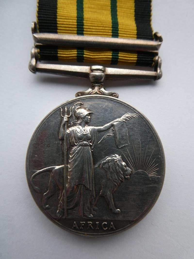 AFRICA GENERAL SERVICE MEDAL-CLASP KENYA-TO LOWLAND-GLOSTERS — image 2