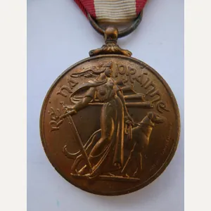 IRELAND-EMERGENCY SERVICES MEDAL-VOLUNTEER AID (RED CROSS)