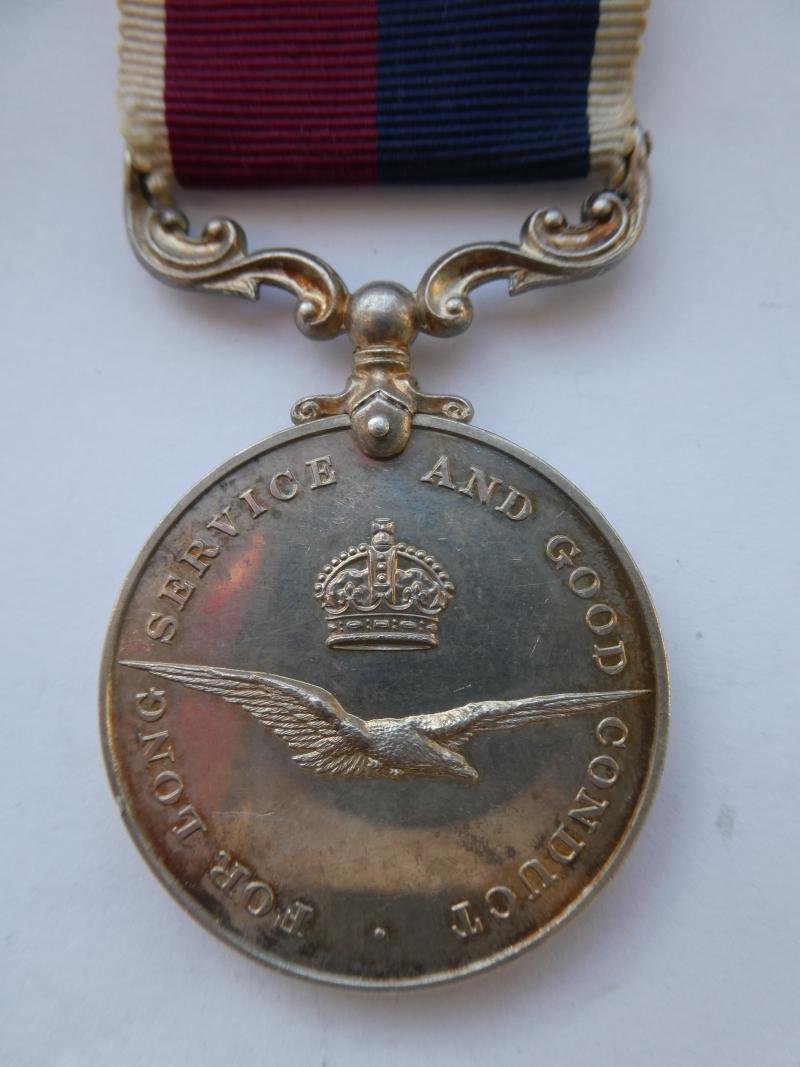 ROYAL AIR FORCE LONG SERVICE AND GOOD CONDUCT MEDAL-TO FLIGHT SEREANT A.P. WILLIAMS — image 2
