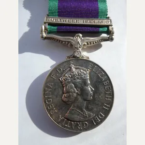 CAMPAIGN SERVICE MEDAL-NORTHERN IRELAND- TO SEYMOUR-ROYAL GREEN JACKETS