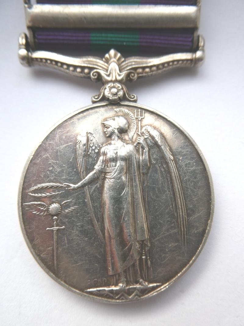 GENERAL SERVICE MEDAL-SOUTH EAST ASIA-TO DOBBIE-SEAFORTHS — image 2