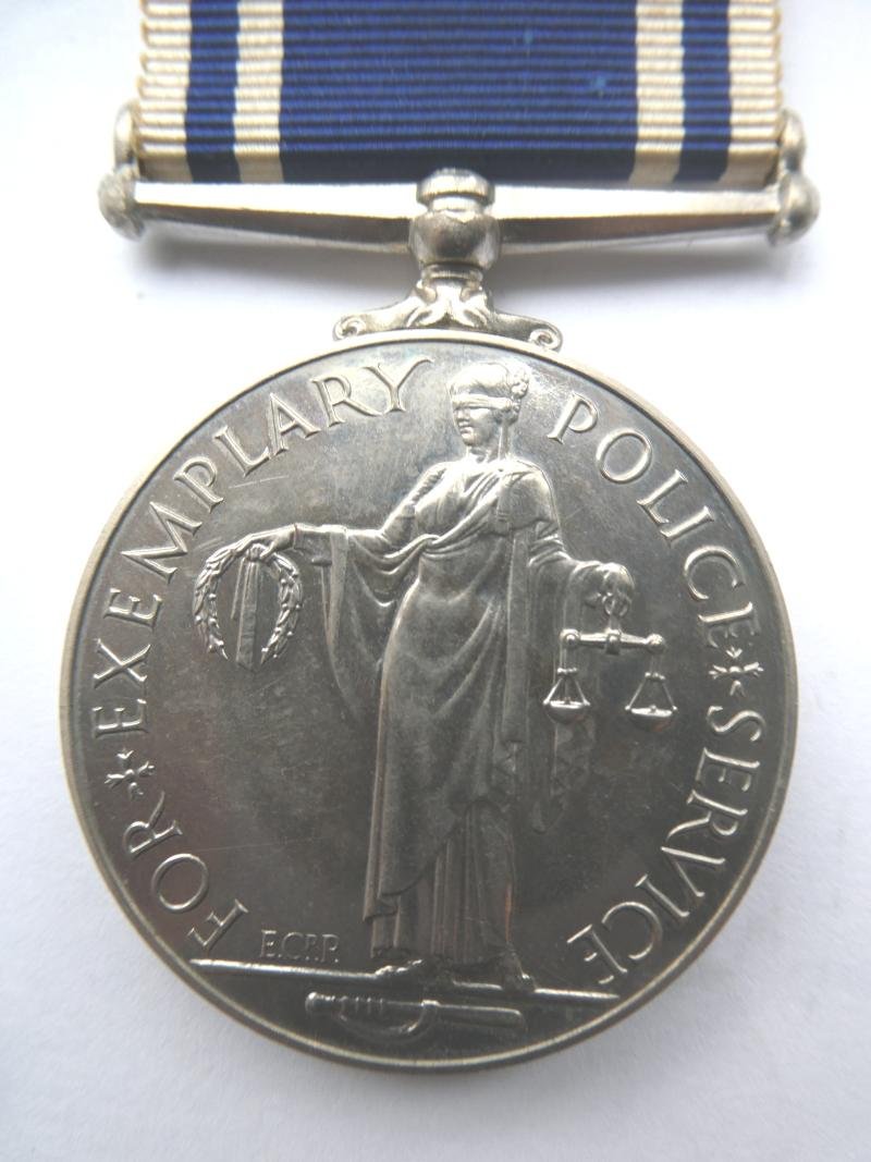 POLICE EXEMPLARY SERVICE MEDAL -WILLIAM J McFADDEN — image 2