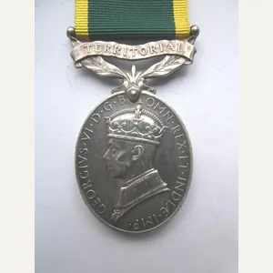TERRITORIAL EFFICIENCY MEDAL-TO PRICE-7-ROYAL WELSH FUSILIERS-WOUNDED ON 14/06/1944 SERVING WITH …