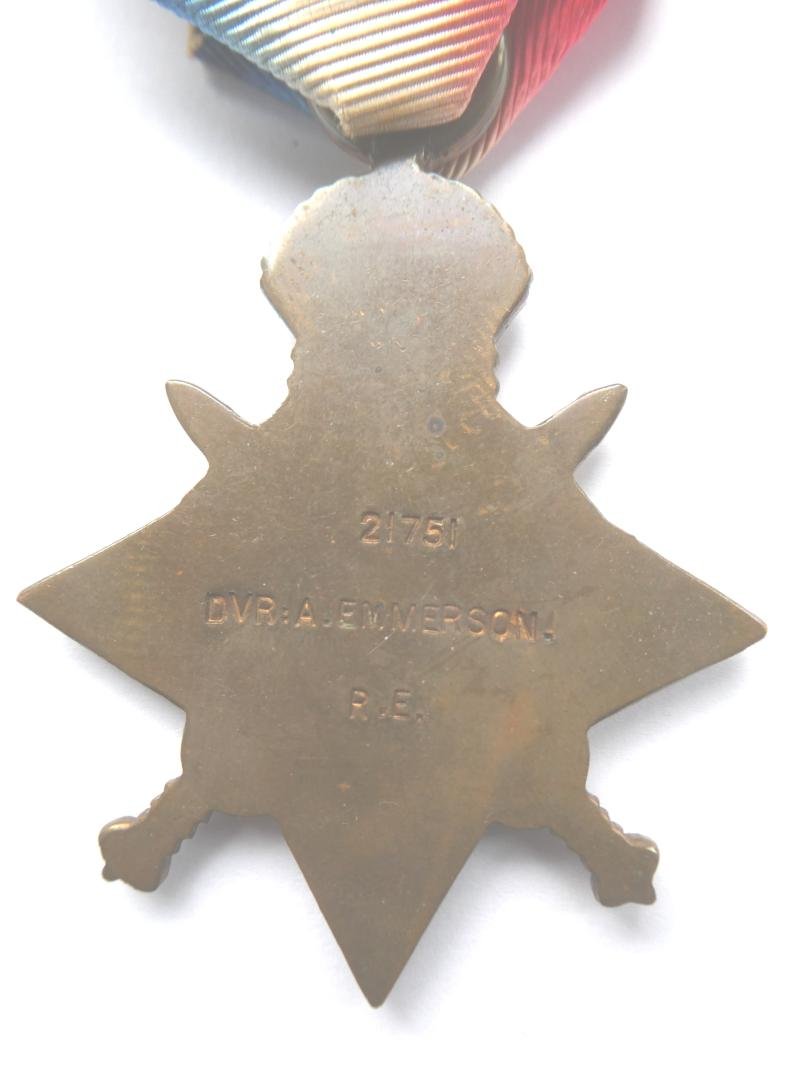 1914 STAR-TO EMMERSON-423RD WEST LANCS FIELD COMPANY ROYAL ENGINEERS-KILLED IN ACTION 20TH SEPTEMBER-1917 — image 2