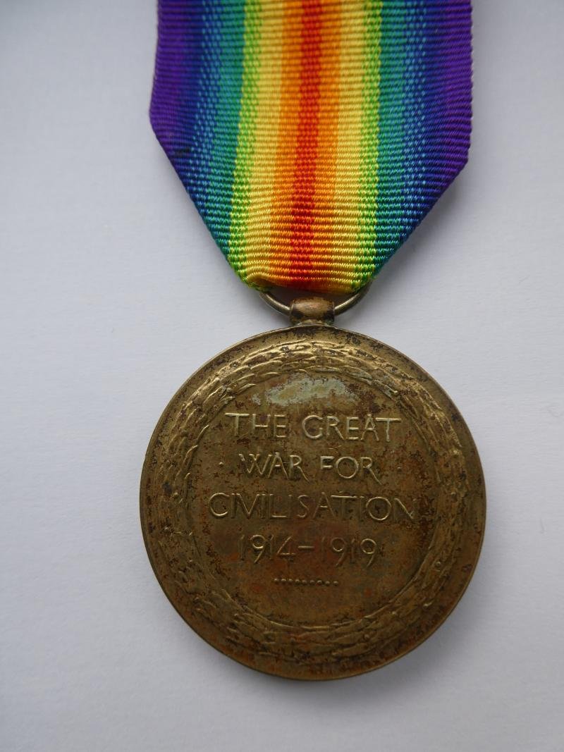 VICTORY MEDA.L TO MORGAN-CHESHIRE REGT-KILLED IN ACTION 02/05/1915 — image 2