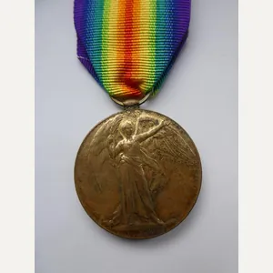 VICTORY MEDA.L TO MORGAN-CHESHIRE REGT-KILLED IN ACTION 02/05/1915