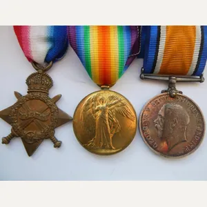 1914/15 STAR TRIO-TO LOFTHOSE-ROYAL WELSH FUSILIERS