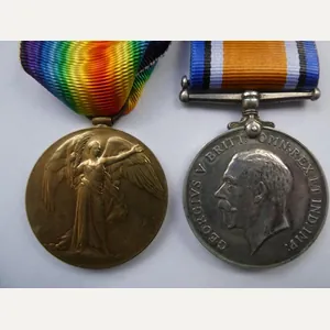 BRITISH WAR AND VICTORY MEDALS TO BOSWELL-DIED 2ND AUGUST 1920