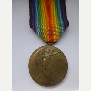 VICTORY MEDAL TO JEMADAR KARAM DAD-93RD INFANTRY