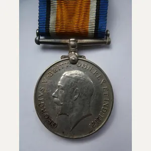 BRITISH WAR MEDAL-TO HART-EAST SURREY REGT-KILLED IN ACTION ON 12TH …