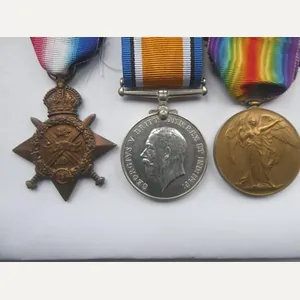 1914 STAR TRIO-TO WOOD-ROYAL FUSILIERS