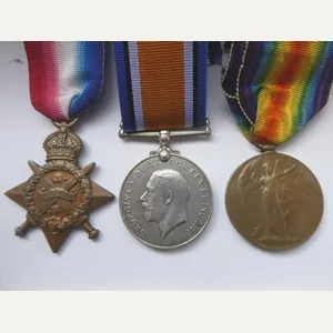 1914 STAR TRIO-TO DAVIS-2ND LINCOLNSHIRE REGT