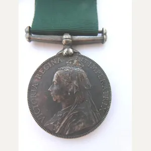 VOLUNTEER LONG SERVICE MEDAL (VICTORIA IMPERATRIX) TO CPL COLE-BOMBAY BARODA …