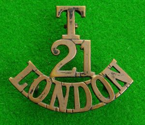 21st. County of London Battalion. { First Surrey Rifles}