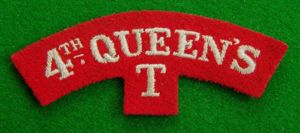 Queen's Regiment {Royal West Surrey}